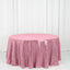 Sequin 120" Round Tablecloth Pink - Seamless Glittering Table Cover