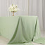 Scuba Rectangular 90"x156" Tablecloth Sage Green - Wrinkle Free, Stain Resistant & Seamless Table Cover
