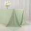 Scuba Rectangular 90"x132" Tablecloth Sage Green - Wrinkle Free, Stain Resistant & Seamless Table Cover