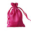 12 Pack 4"x6" Fuchsia Satin Drawstring Wedding Party Favor Gift Bags