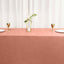 Satin Rectangular 90"x132" Tablecloth Terracotta (Rust) - Seamless Table Cover