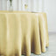 Satin 120" Round Tablecloth Champagne - Stylish Seamless Table Cover