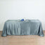 Satin Rectangular 90"x132" Tablecloth Dusty Blue - Seamless Table Cover