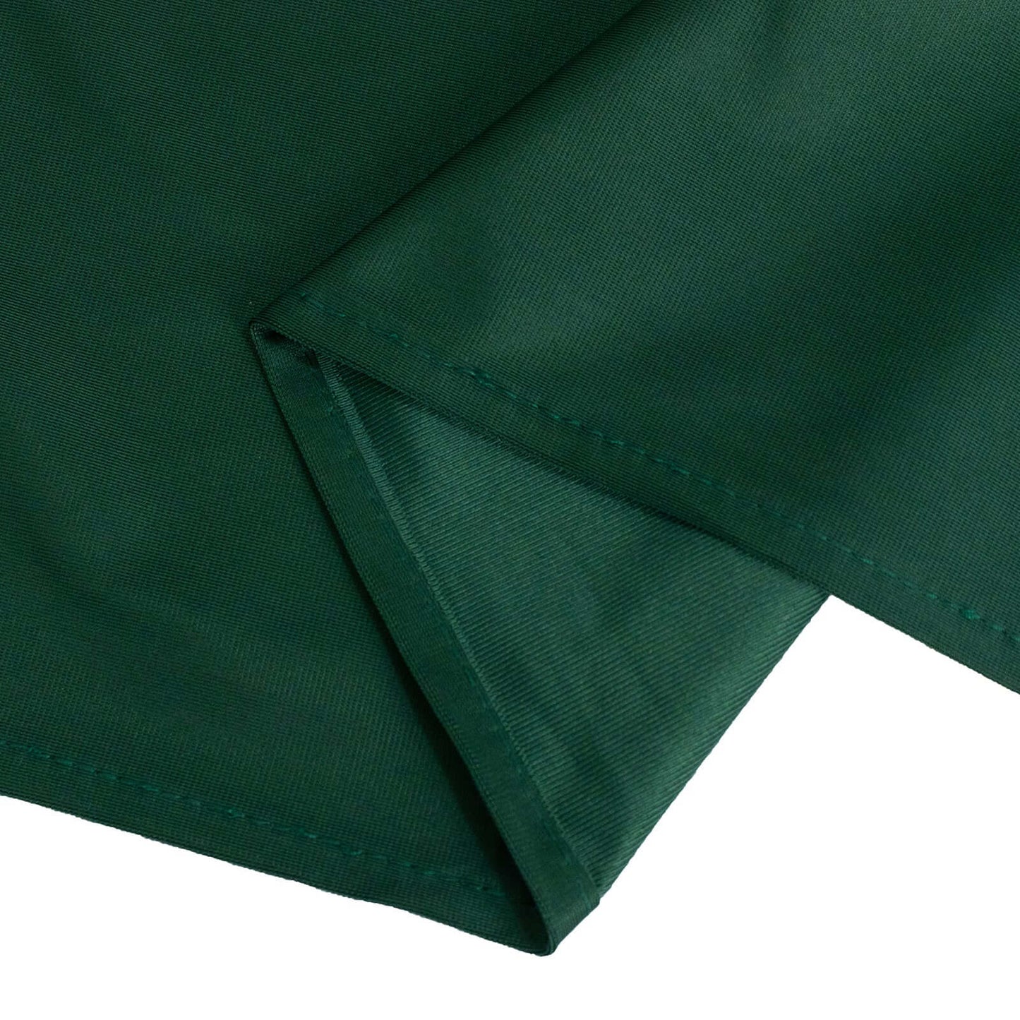Scuba 70"x70" Table Overlay Square Tablecloth Hunter Emerald Green - Wrinkle Free & Stain Resistant Table Cover