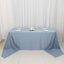 Scuba Rectangular 90"x156" Tablecloth Dusty Blue - Wrinkle Free, Stain Resistant & Seamless Table Cover