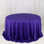 Scuba Round 132" Tablecloth Purple - Wrinkle Free & Stain Resistant Seamless Table Cover