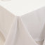 Cotton Blend 90"x156" Rectangle Tablecloth White - Seamless Wrinkle-Resistant Design for Grand Gatherings