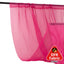 5ftx32ft Fuchsia Chiffon Curtain Panel, Durable Flame Resistant Backdrop Ceiling Drapery With Rod Pocket