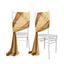 20-Pack Sheer Chair Drape Decor in Champagne and Gold â€“ 9ft Shimmer Sash, Wrinkle-Free