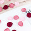 400-Pack Rose Petals Life-Like Flower Confetti Dusty Rose Mix Matte Silk Round - Decorative Event Table Scatters 2"
