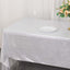 Sequin Dots Polyester 60"x126" Rectangle Tablecloth Shimmering Silver - Wrinkle Free & Sparkling Table Cover