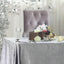 Premium Velvet 90"x132" Rectangle Tablecloth Silver - Reusable Soft & Seamless Table Cover