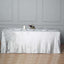 Premium Velvet 90"x156" Rectangle Tablecloth Silver - Reusable Soft & Seamless Table Cover