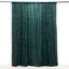 Hunter Emerald Green Crushed Velvet Backdrop Curtain â€“ 8ft x 8ft Event Drape with Rod Pocket, Privacy Panel for Photo Booths & Events