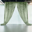 Sage Green Crushed Velvet Backdrop Curtain â€“ 5ft x 12ft Event Drape with Rod Pocket, Privacy Panel for Photo Booths & Events