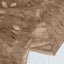 Taffeta 72"x72" Table Overlay Square Tablecloth Taupe - 3D Leaf Petal Table Cover