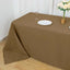 Polyester 90"x132" Rectangle Tablecloth Taupe - Seamless Wrinkle-Resistant Table Cover