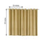 2 Pack Champagne 330 GSM Premium Velvet Thermal Blackout Curtains With Chrome Grommet Window Treatment Panels - 52"x64"