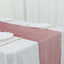 Premium Velvet 12"x108" Table Runner Dusty Rose - Sheen Finish Reusable Table Decor