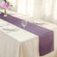 Satin 12"x108" Table Runner Violet Amethyst - Stylish Table Linen