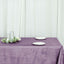 Taffeta 90"x132" Rectangle Tablecloth Violet Amethyst - Seamless Accordion Crinkle Table Cover