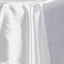 Satin Rectangular 60"x126" Tablecloth White - Smooth and Lustrous Finish for Weddings and Parties
