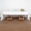 Polyester 50"x120" Rectangle Tablecloth White - Wrinkle-Resistant and Sleek for Everyday Use