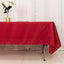 Polyester 60"x102" Rectangle Tablecloth Wine - Durable and Stylish Table Cover