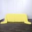 Polyester 90"x156" Rectangle Tablecloth Yellow - Seamless Wrinkle-Resistant Table Cover