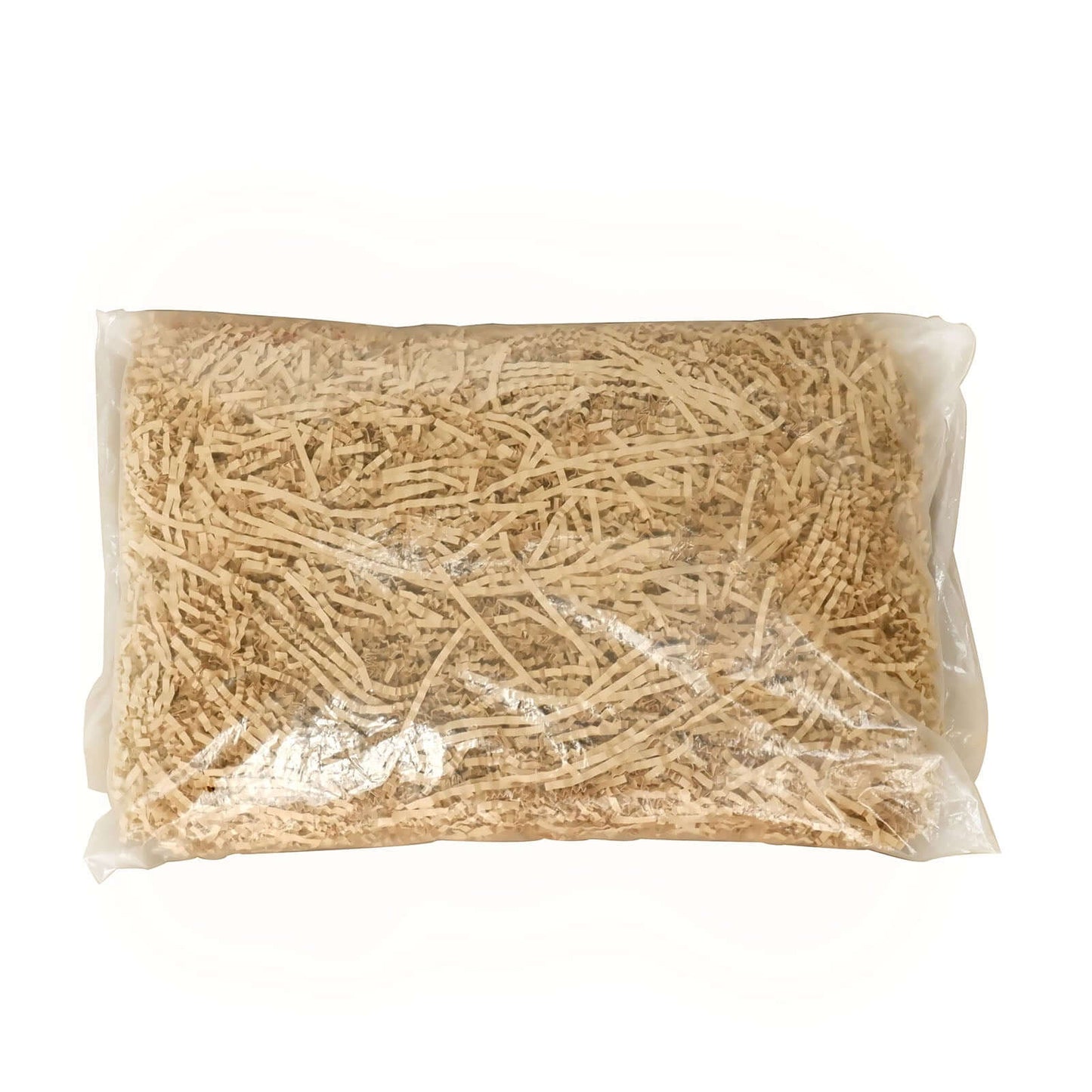 Basket Filler Crinkle Cut Design Paper Shred Natural Brown - Decorative Gift Bag Shreds 8oz 3mm