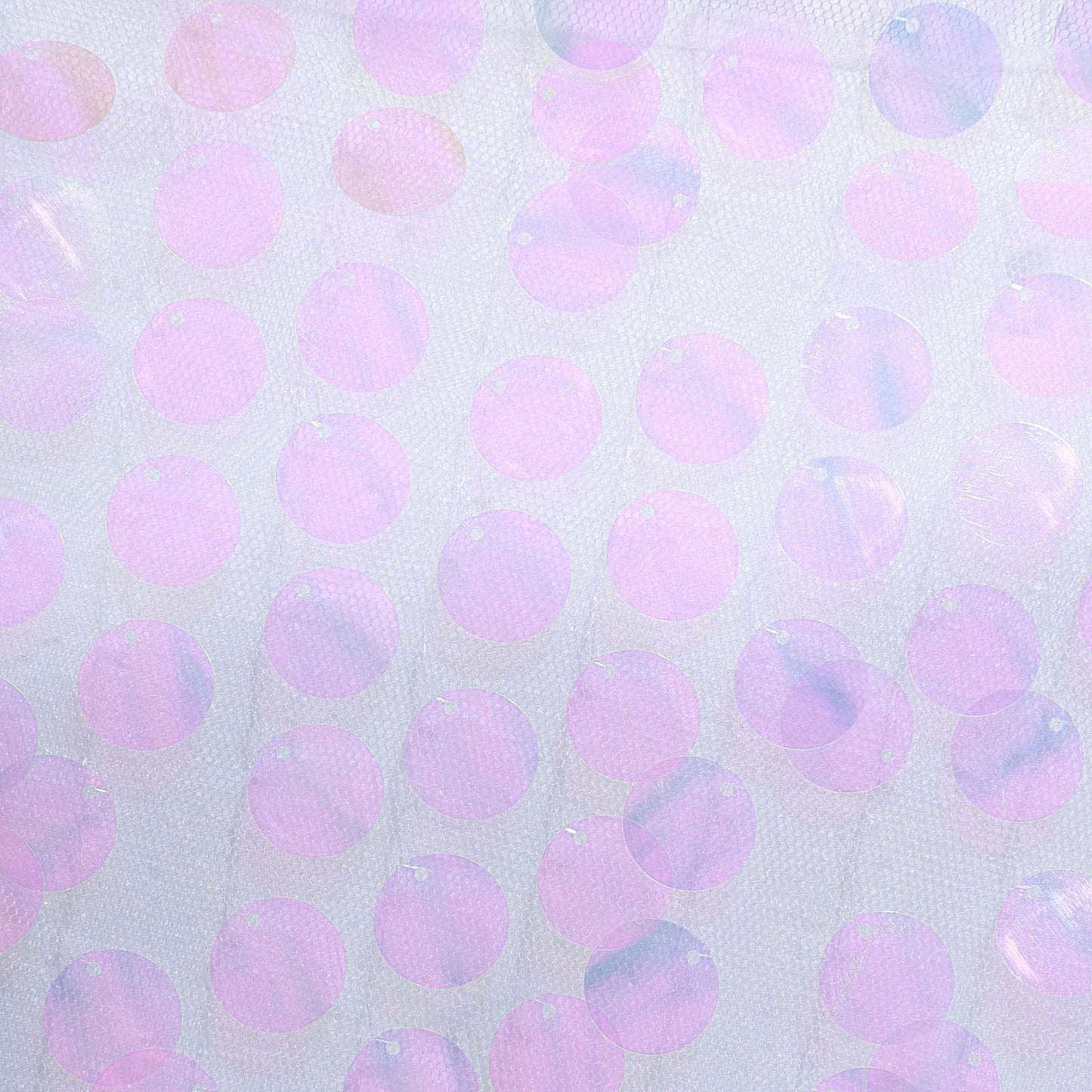 Sequin 90"x132" Rectangle Tablecloth Iridescent - Seamless Big Payette Table Cover