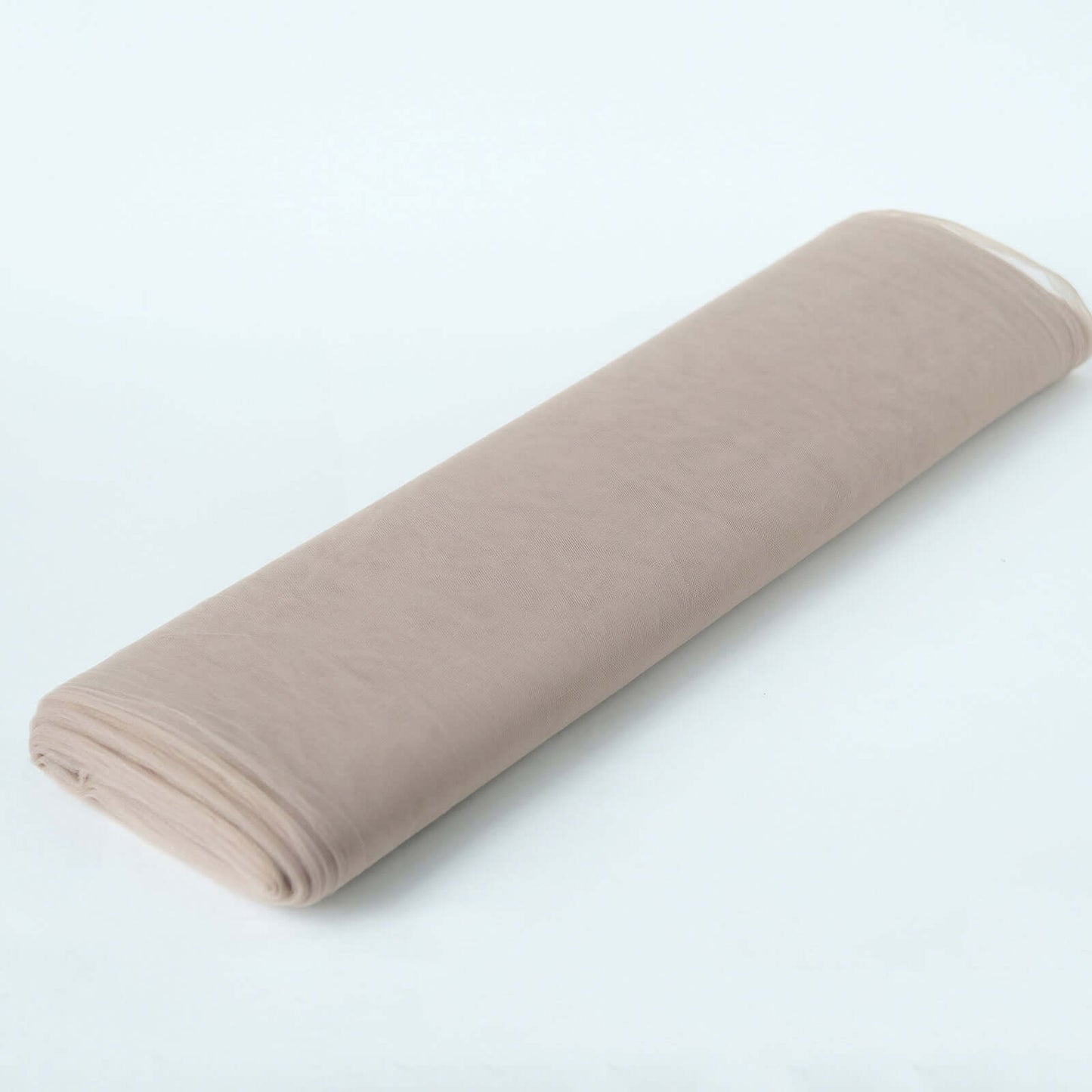 54"x40 Yards Taupe Tulle Fabric Bolt, DIY Crafts Sheer Fabric Roll