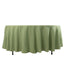 Premium Polyester 108" Round Tablecloth Sage Green - Wrinkle-Resistant 220GSM Table Cover