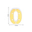 3D Marquee Letter "O" Warm White 6 LED Lights Gold - Chic Light-Up Decor for Events 6"