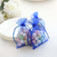 10 Pack 4"x6" Royal Blue Organza Drawstring Wedding Party Favor Gift Bags