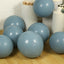 10 Pack Matte Pastel Dusty Blue Biodegradable Balloons 18", Round Eco-friendly Thick Latex Party Balloons