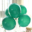 25 Pack 12" Matte Pastel Hunter Emerald Green Helium Air Latex Party Balloons
