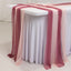 20-Pack 9ft Sheer Table Runners â€“ Mauve/Blush Shimmer Sheer Drapes, Wrinkle-Free