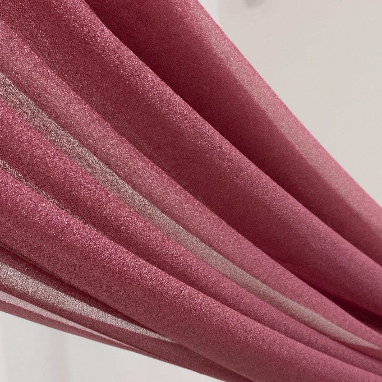 Mauve Cinnamon Rose Sheer Backdrop Drape â€“ 5ftx32ft Wedding Arch & Ceiling Decor Panel, Wrinkle Free with Soft Shimmer