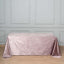 Premium Velvet 90"x132" Rectangle Tablecloth Mauve - Reusable Soft & Seamless Table Cover