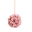 2 Pack 7" Mauve Artificial Silk Rose Kissing Ball, Faux Flower Ball