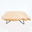 Wooden Cake Cupcake Stand Natural Wood Slice Design - Cheese Board Serving Tray with Hairpin Legs 12" Square