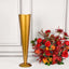 Metal Trumpet Vase Brushed Gold - Durable Design for Stylish Wedding Decor 28"