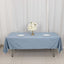 Scuba Rectangular 60"x102" Tablecloth Dusty Blue - Wrinkle Free & Stain Resistant Table Cover