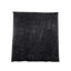 8ft Black Metallic Fringe Shag Event Drapery Panel, Shimmery Tinsel Polyester Divider Backdrop Curtain
