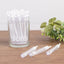 48 Pack 4" White Heart Chemistry Tube Bubbles Bridal Wedding Shower Favor