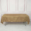 Taffeta 60"x102" Rectangle Tablecloth Gold - Accordion Crinkle Design for Modern Gatherings