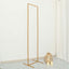 Wedding Arch Slim Gold Metal Rectangular Design Backdrop Stand - Floral Display Frame 6.5ft