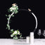 Table Wedding Arch Hoop Stand Acrylic Round Clear - Wreath Tabletop Centerpiece for Weddings 26"