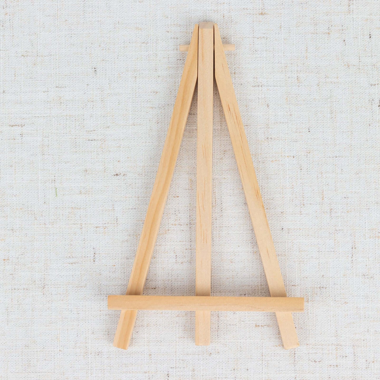 10-Pack Wooden Display Easel Stands DIY Small Design Natural - Rustic Place Card Table Number Holders 7"